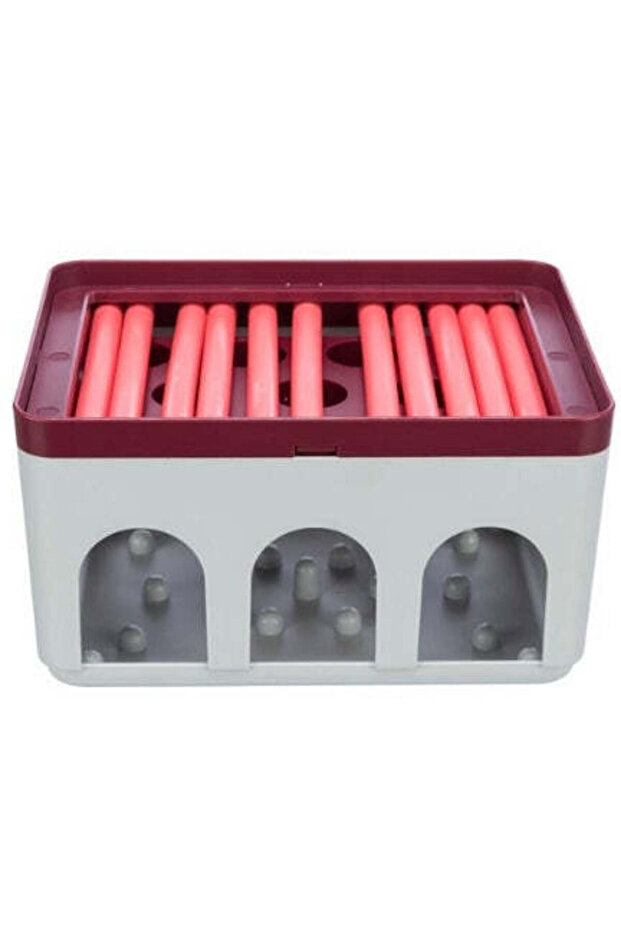 Cat Activity Rod Box Strategy Game - RED/20X12X16CM