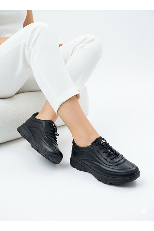 Women's Genuine Leather Full Orthopedic Comfortable Non-Slip Sole Daily Soft Shoes