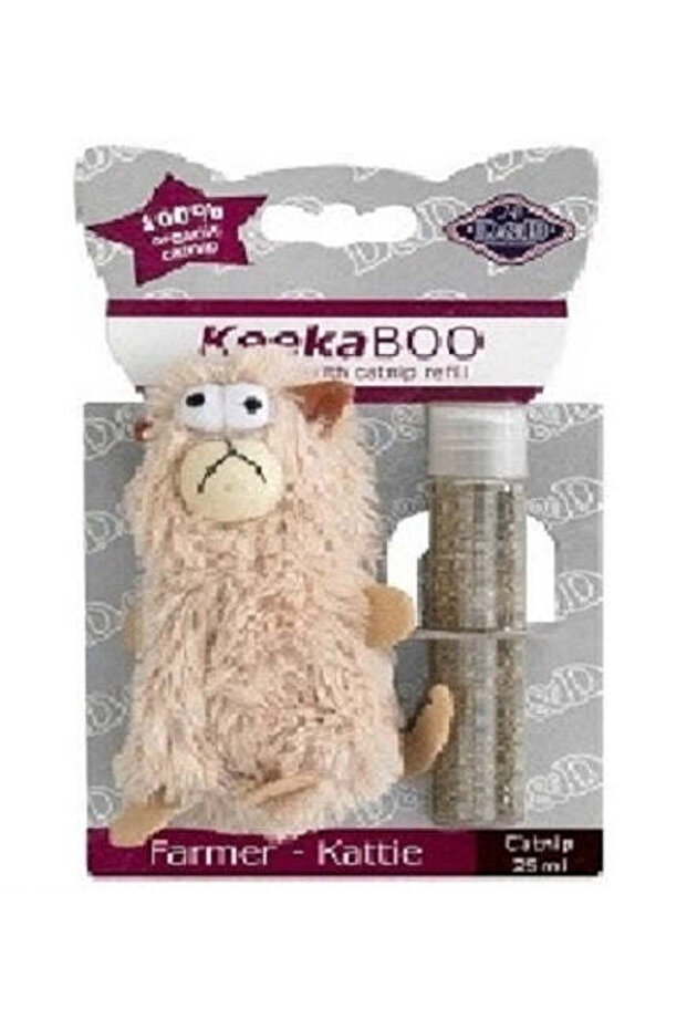 KeekaBOO Farmer Kattie Plush Cat Toy - 10CM
