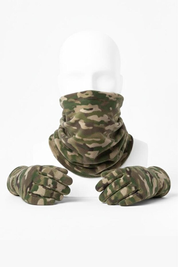 Polar Eldiven & Boyunluk 2’li Set – Multicam - 2