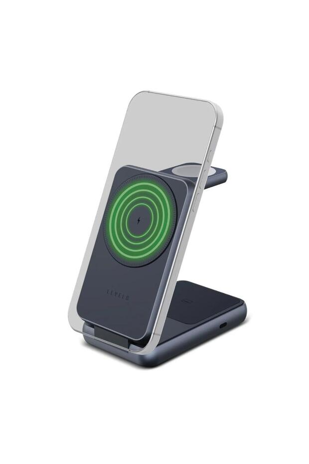 3-in-1 Foldable Wireless Charger 15W MagSafe for iPhone, AirPods & iWatch