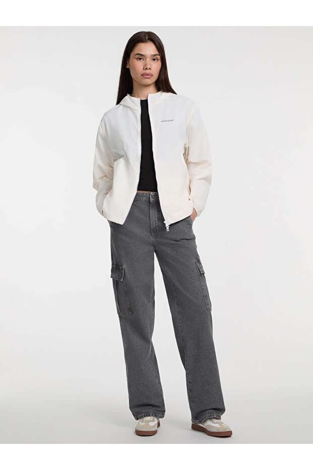 Jeans Packable Kadın Rüzgarlık - 2