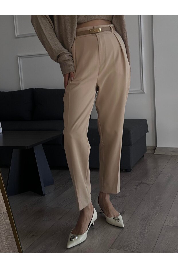 Original Brand Carrot Pants Fabric Trousers