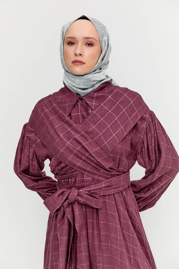 Lyocell Maksi Elbise - 5