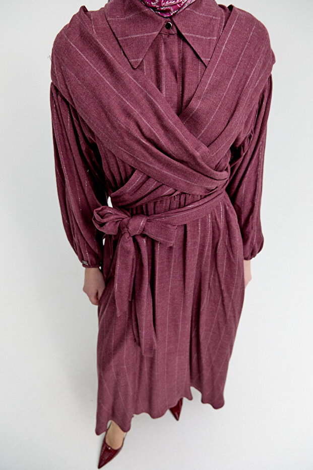 Lyocell Maksi Elbise - 6