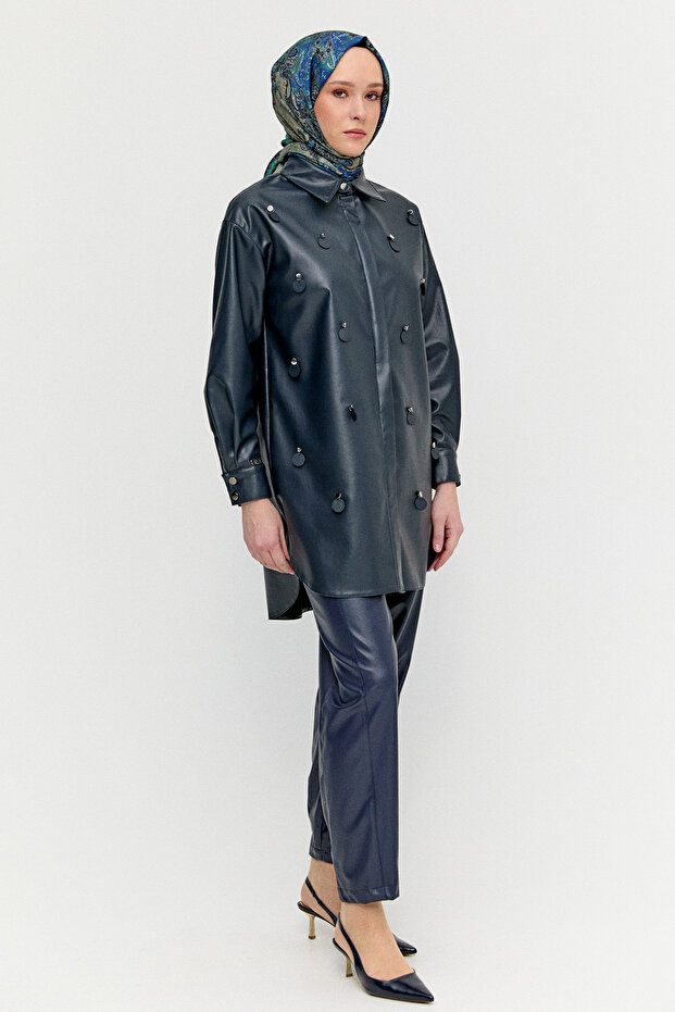 Suni Deri Pantolon - 2