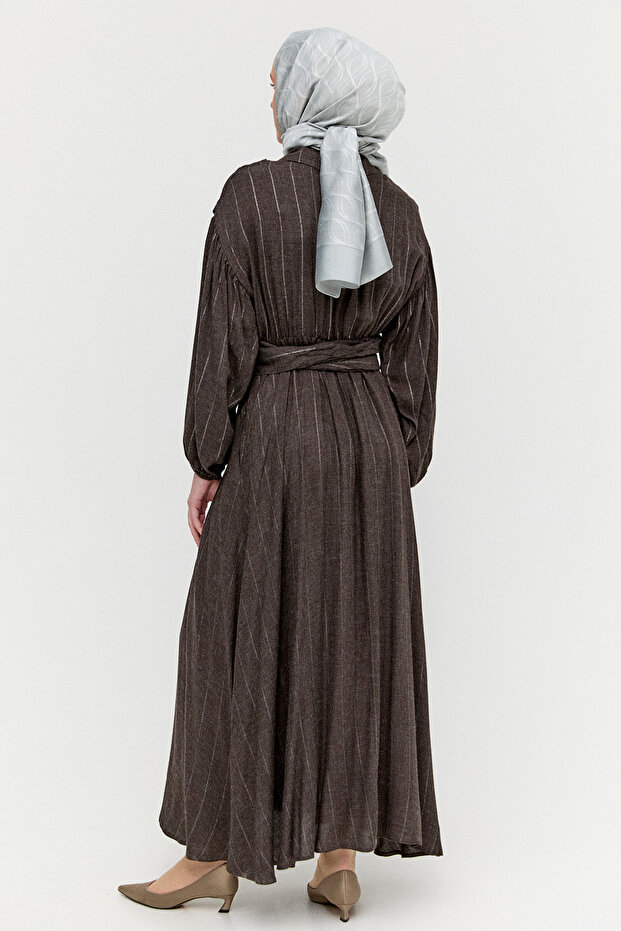 Lyocell Maksi Elbise - 7