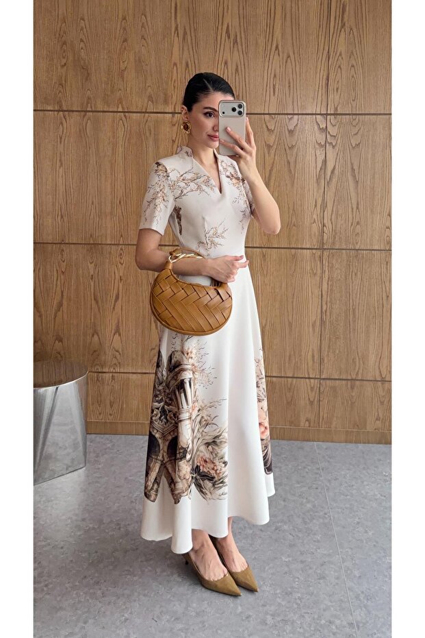 فستان بنمط اللوحة - 1