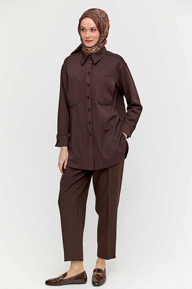 Çift Cepli Oversize Tunik - 2