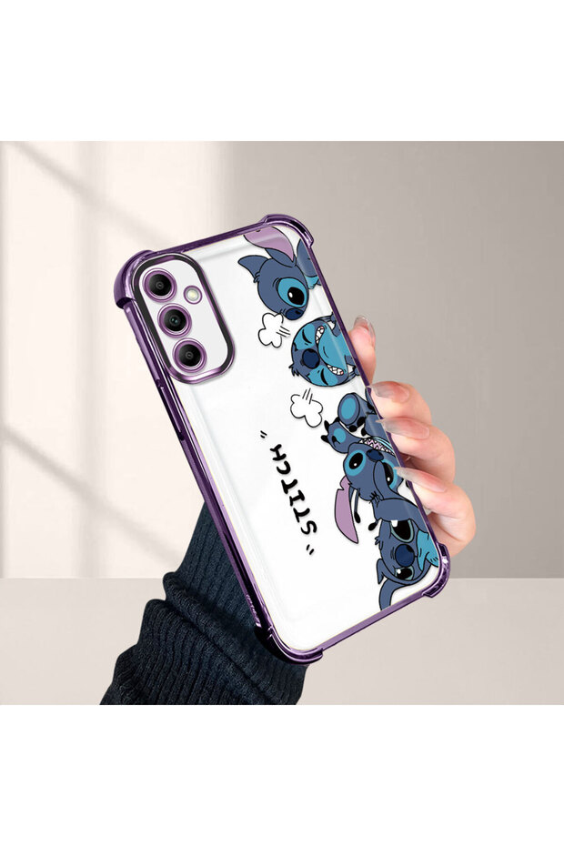 Samsung Galaxy A14 Compatible Cartoon Stitch Pattern Drop-Resistant Phone Case