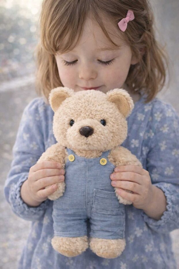 رفيق اللعب الدب اللطيف المصنوع من القطيفة - 2