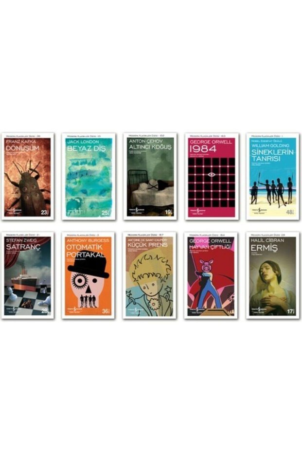 Otomatik Portakal Satranç Küçük Prens 1984 Dönüşüm Beyaz Diş Set of 10 Book Sets