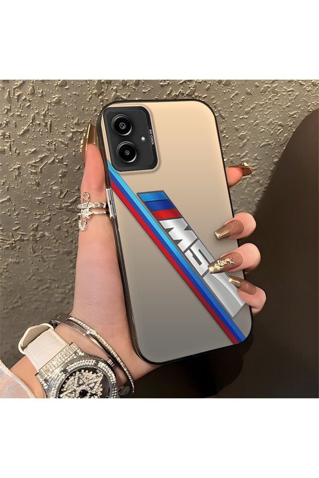 Bmw Patterned Anti-Drop Slim Hard Case Compatible with Samsung Galaxy A06