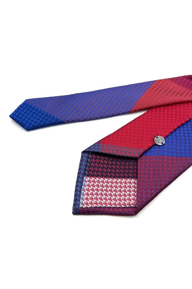Dot Pattern Multicolor Patchwork Classic Tie Kk13365 - 2