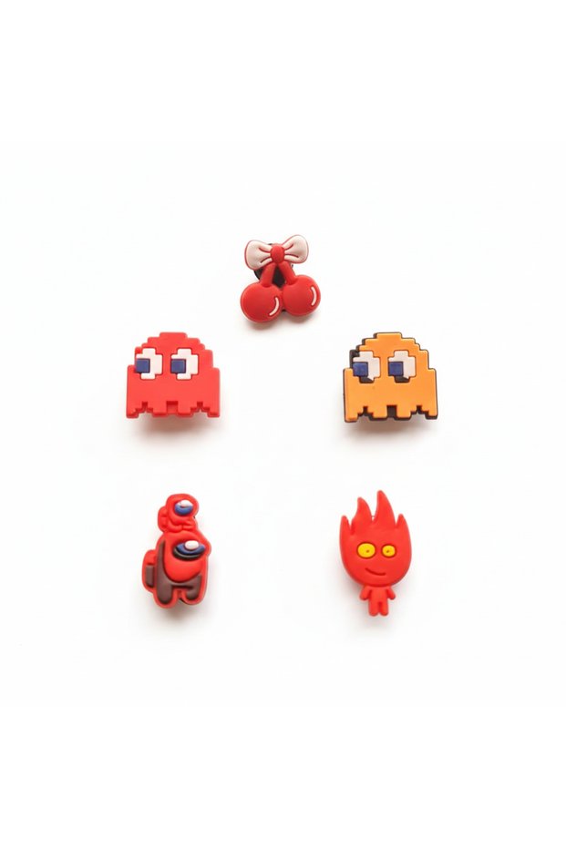 5 pcs Colorful Shoe Charms Set – Fun Decorative Accessories for Clog Shoes 45