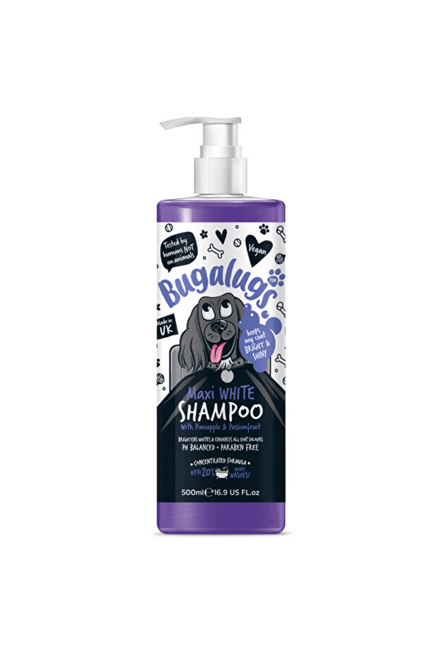 Maxi White Dog Shampoo - 500ML