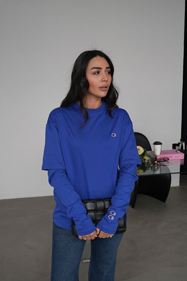 Parça Kollu Basic Sweat - 2