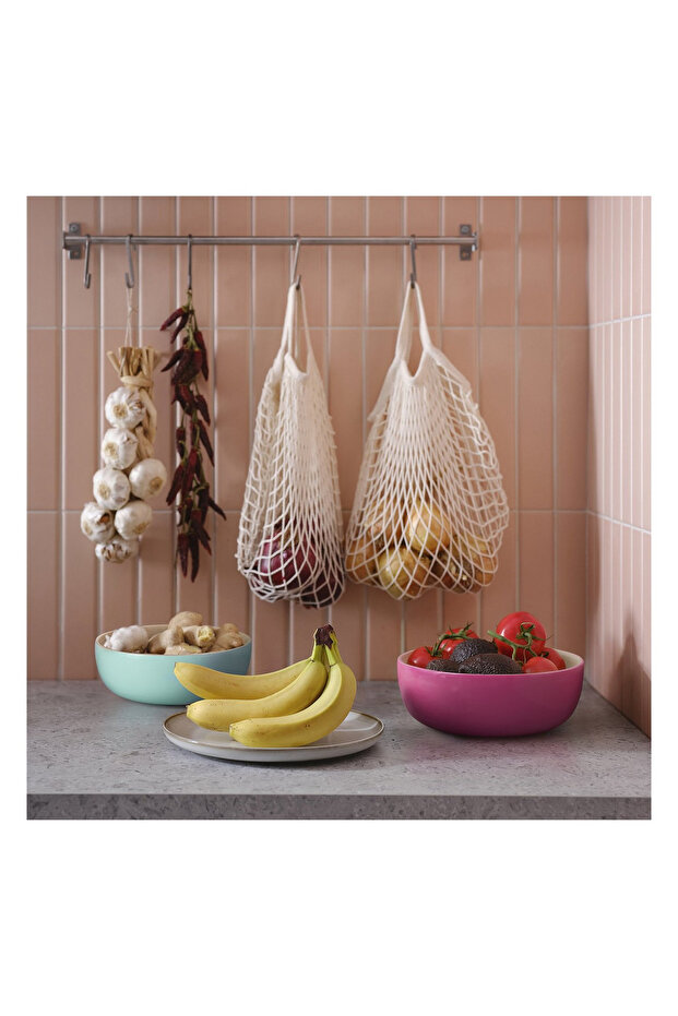 Akerhallon Bambu Servis Kasesi Pembe-Turkuaz 2 Parça - 5