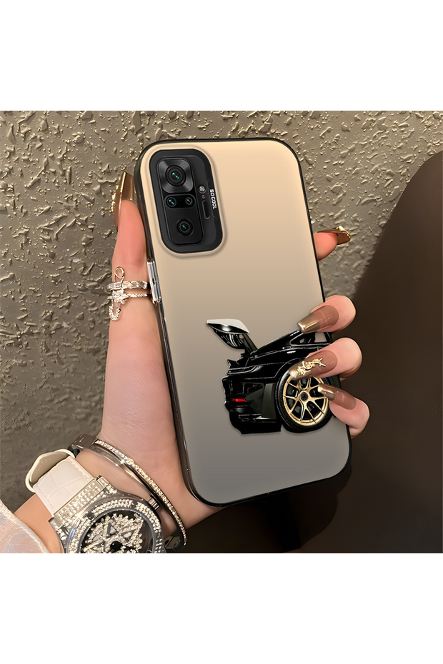 Sports Car Pattern Anti Fall Slim Hard Case Compatible with Redmi Note 10 Pro