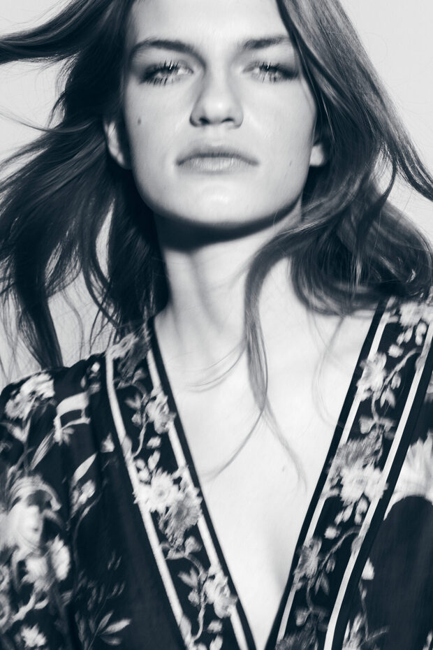 Keten Karışımlı Elbise - 4