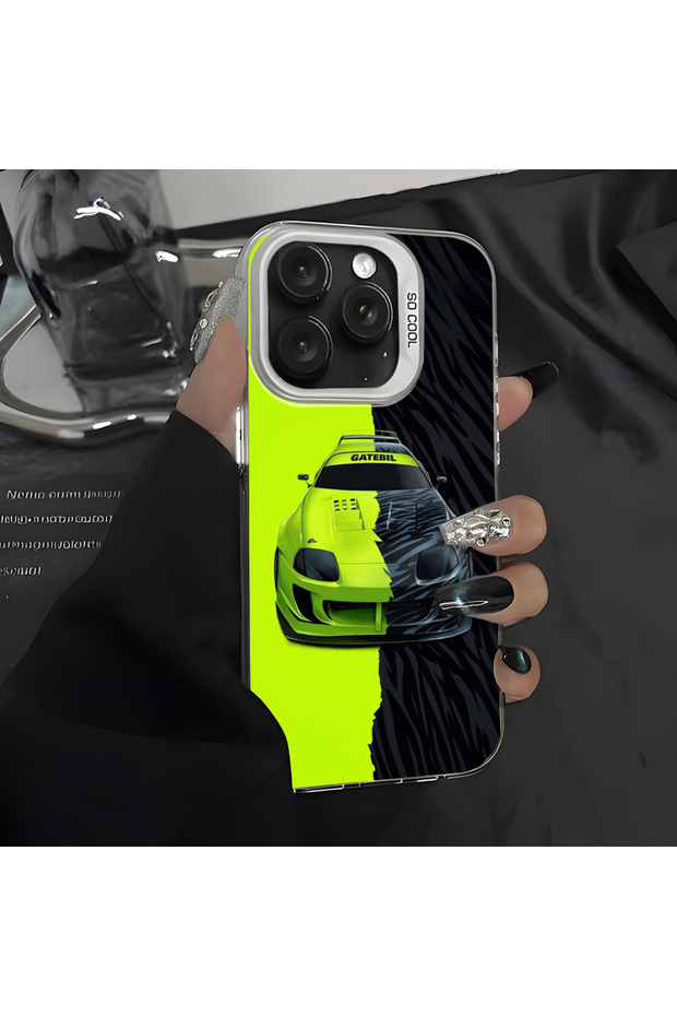 حافظة صلبة رفيعة مضادة للسقوط بنمط لامبو متوافقة مع هاتف Redmi Note 13 - 8