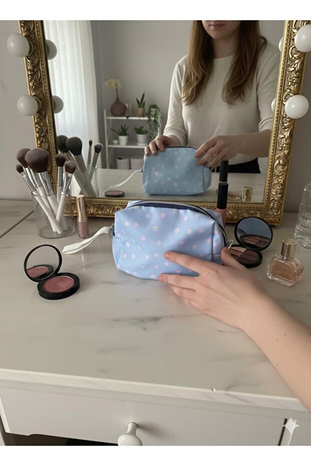 حقيبة مكياج متعددة الوظائف لتنظيم مستحضرات التجميل - 2