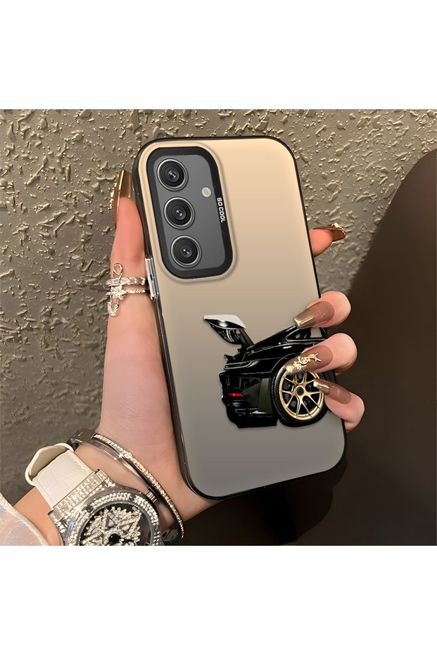 Sports Car Pattern Anti Fall Slim Hard Case Compatible with Samsung Galaxy S24