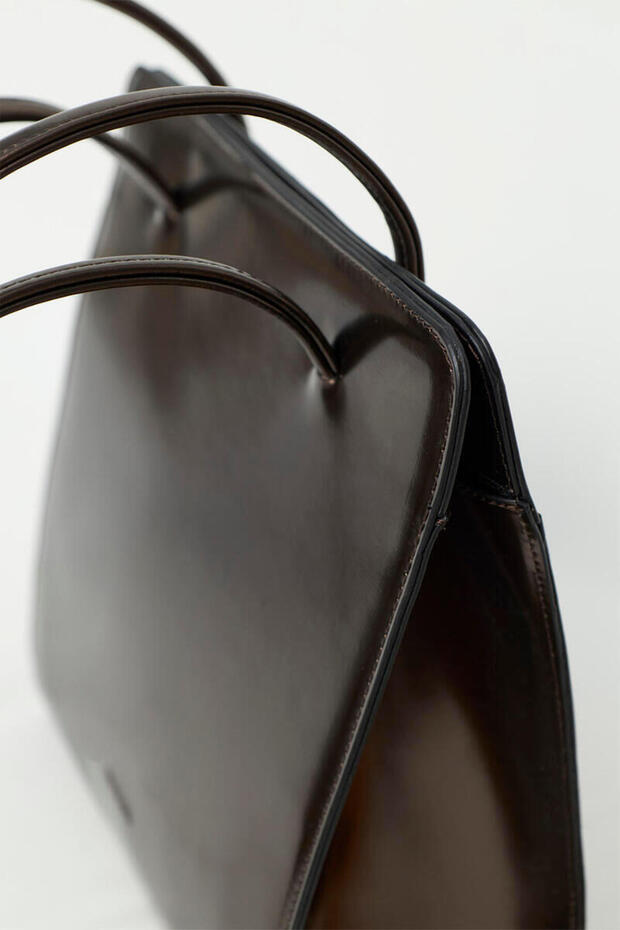 BRONZE KARE ÇANTA - 4