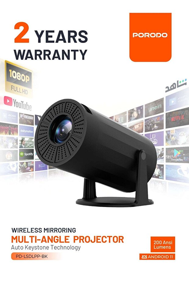 جهاز عرض لاسلكي متعدد الزوايا مع خاصية النسخ المتطابق - 1