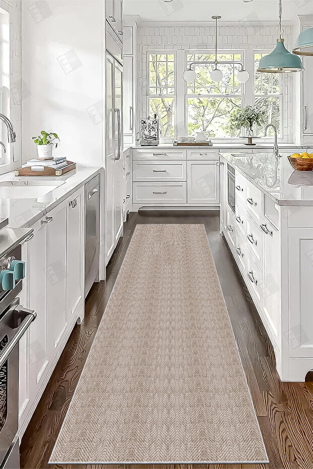 Digital Printing Cotton Woven Base Sisal Patterned Runner Hallway Carpet
