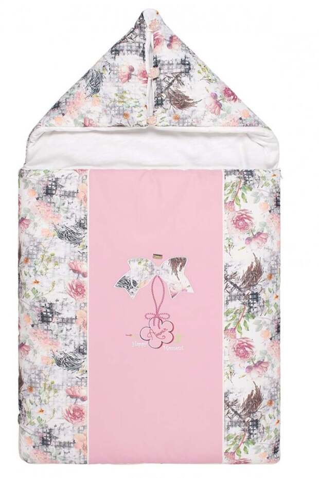 Baby Girl Full Zippered Envelope Swaddle 11566