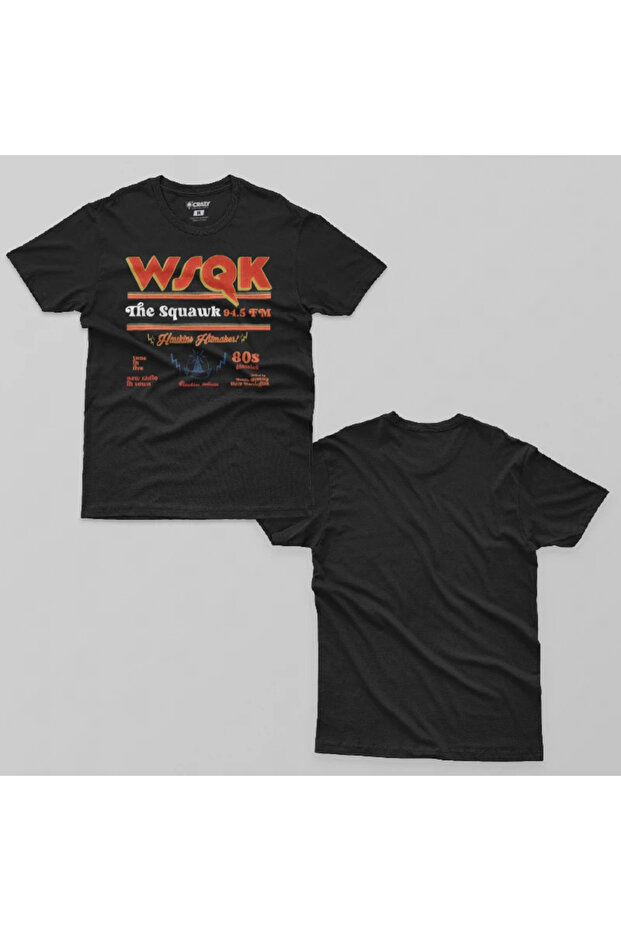 Wsqk the Squawk Radio Stranger Things Men's T-Shirt