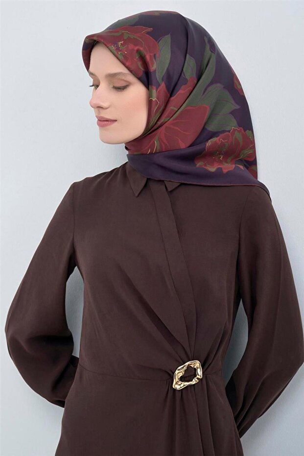 وشاح من الحرير الخالص 9509D 59