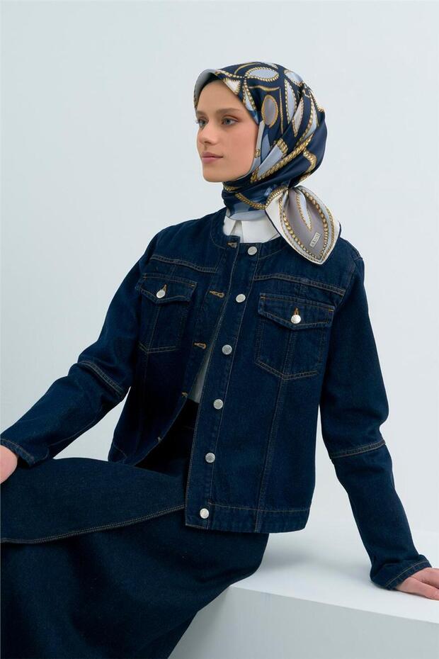 Pure Silk Twill Scarf 9531D 02