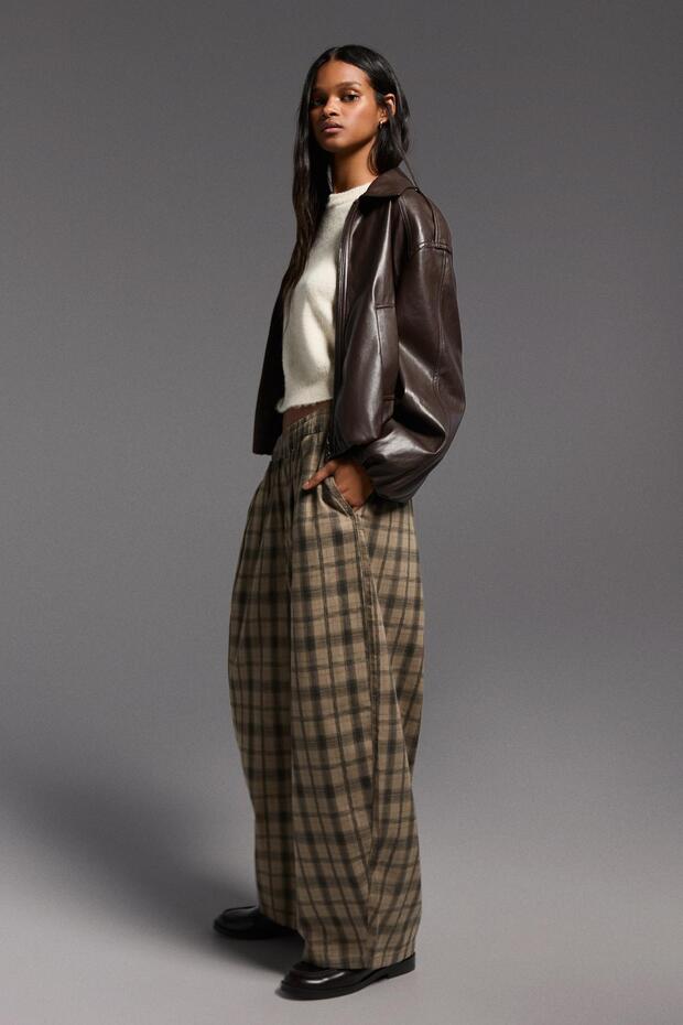 Balon baskılı pantolon - 4