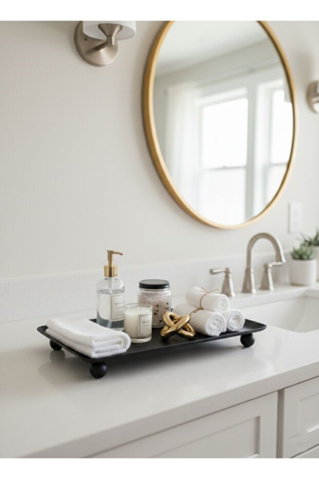 صينية مستطيل أسود - 1