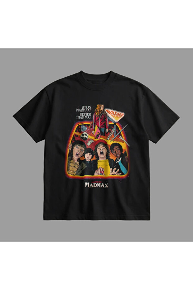 Butcher Billy Madmax Stranger Things Oversize Tişört - 4