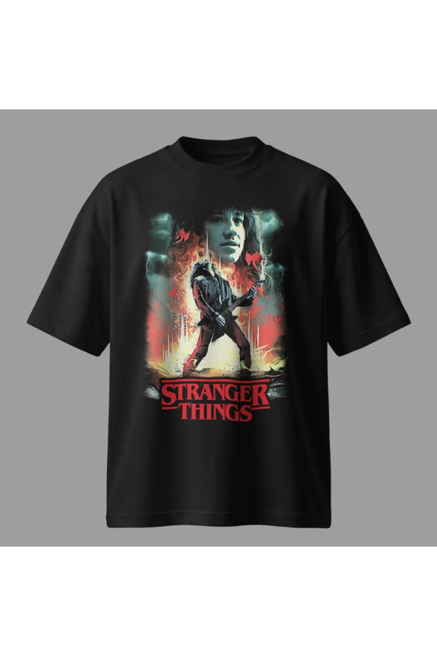 Eddie Munson Stranger Things Oversize Tişört - 2