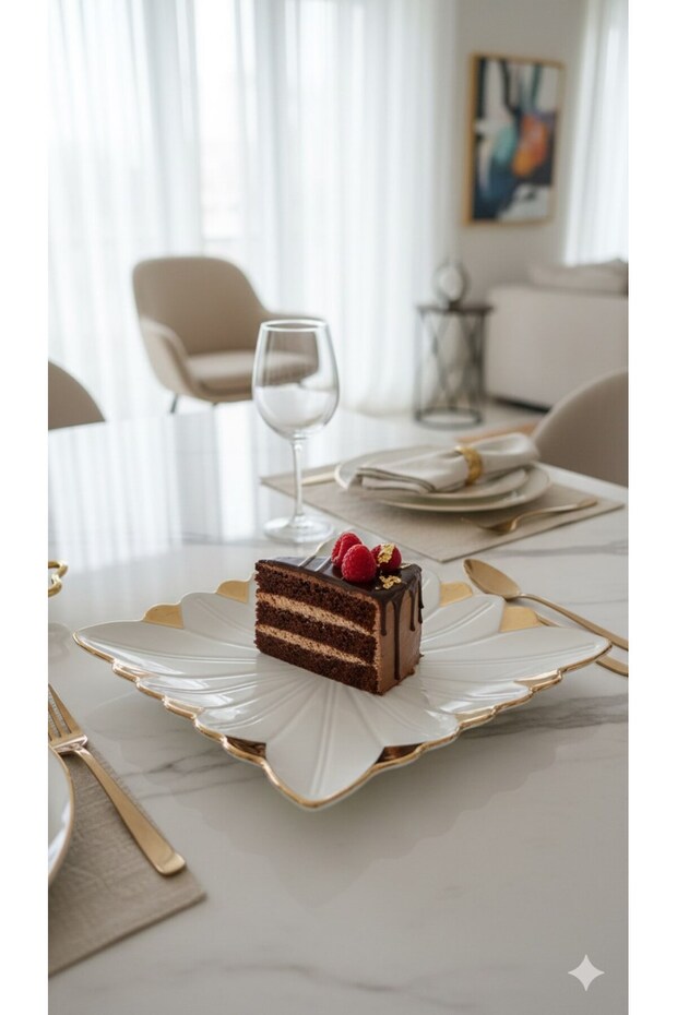 DAISY KARE SERVIS TABAĞI 26X26 CM - 3