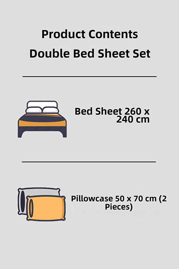 طقم مفرش سرير مزدوج من الألياف الدقيقة - 4