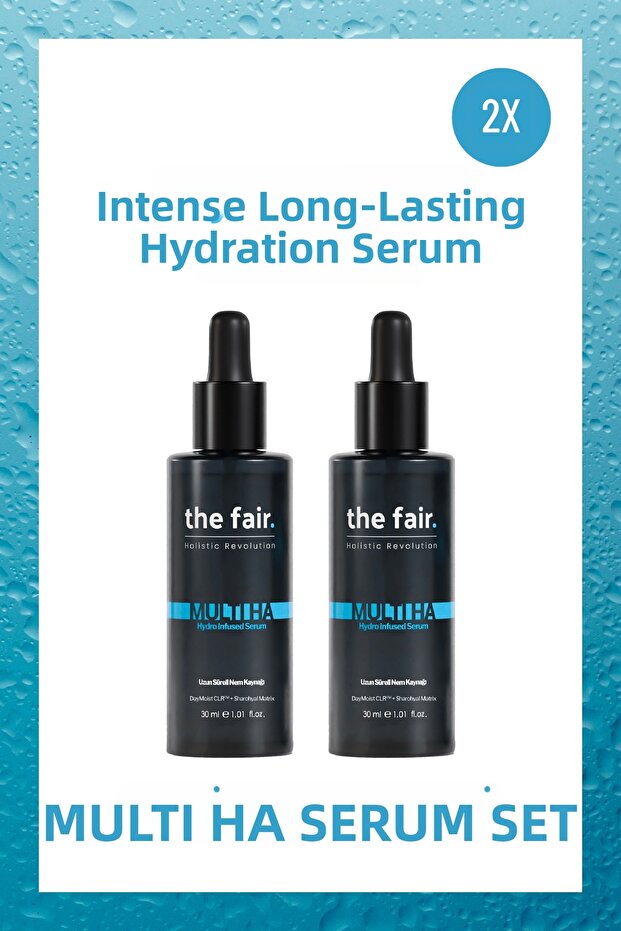 Multihydro Infused Hyaluronic Acid Moisturizing Skin Serum 3% Hyaluronic Acid 30 ml X 2 Pcs