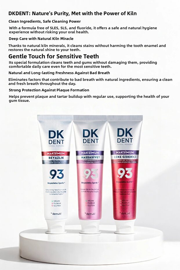 معجون أسنان مبيض بحد أقصى بنسبة 93%، 75 مل - 4