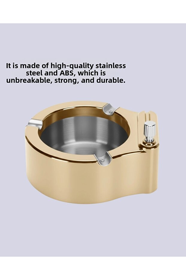 Refillable Lighter Ashtray Durable Construction - 3