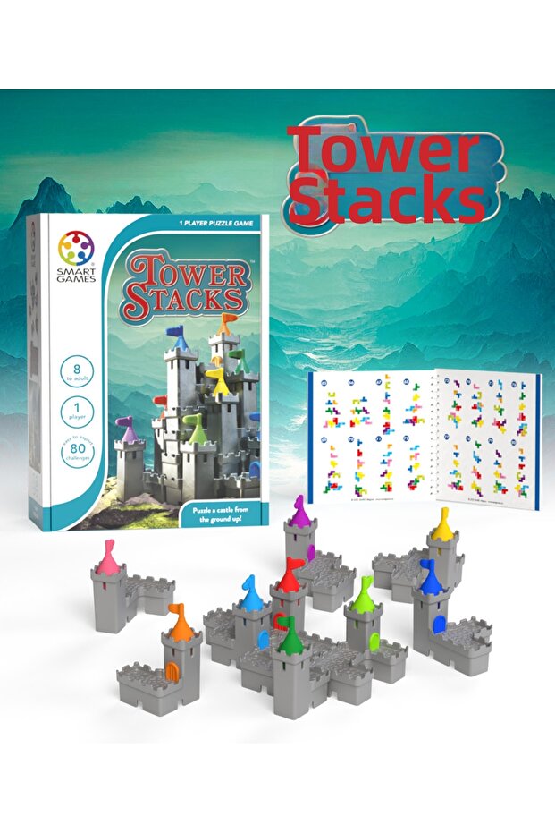Logická hra Smart Games, Tower Stacks - 2