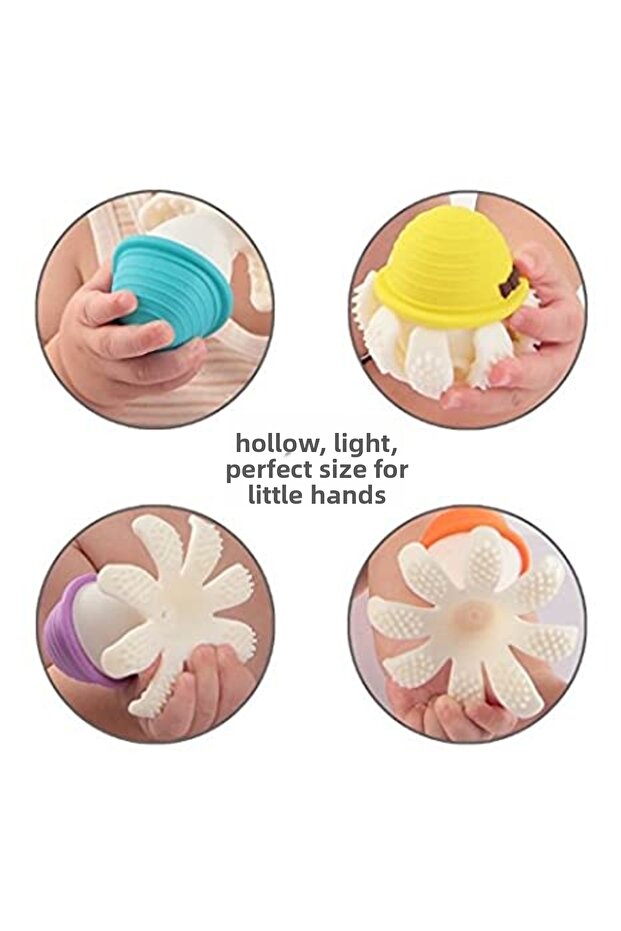 Silicone Gingival Ring Red Octopus - 4