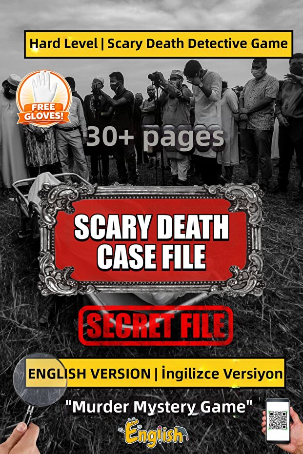 Scary Death Case File Detective Game | Hard Level Murder Mystery | English Difficult Detective Game