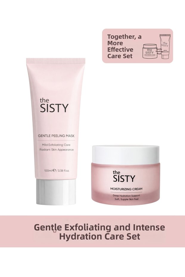 Gentle Peeling & Moisture Care Set (Peeling Mask + Moisturizing Cream) 100 ml + 50 ml