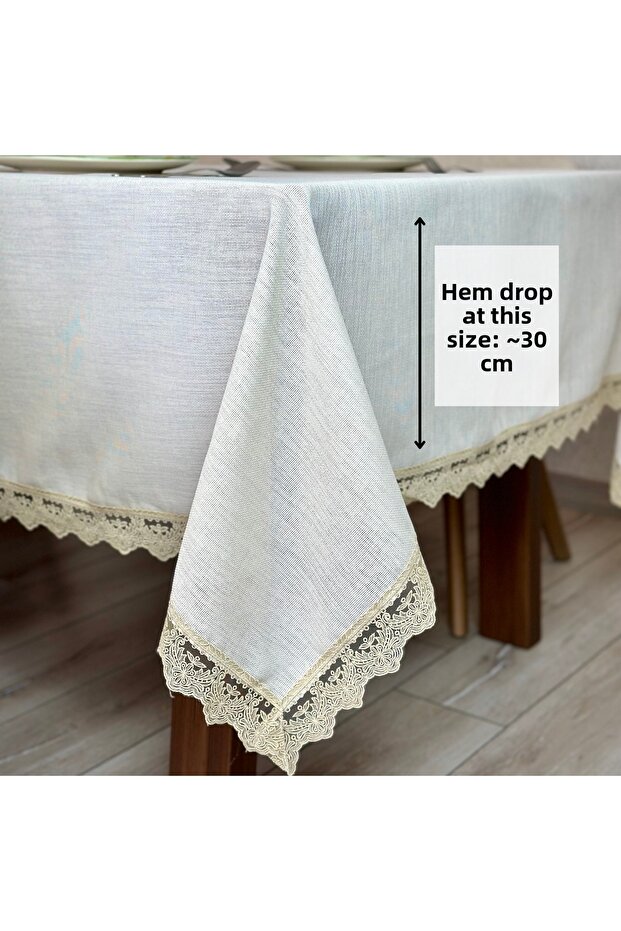 مفرش طاولة، مفرش طاولة طعام مقاوم للبقع - 3