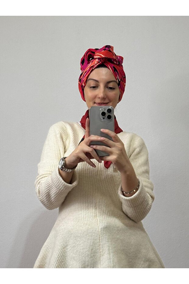 Cranberry Telli Saç Bonesi - 1