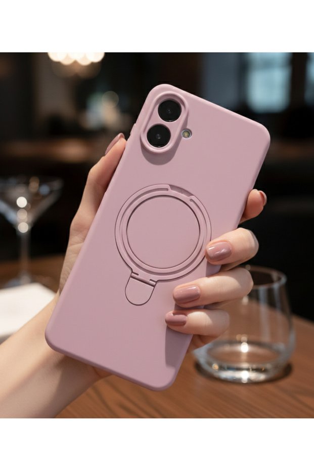 Soft Design Compatible with Samsung Galaxy A07 4g Velvet Cover Inside Magsafe Ring Stand